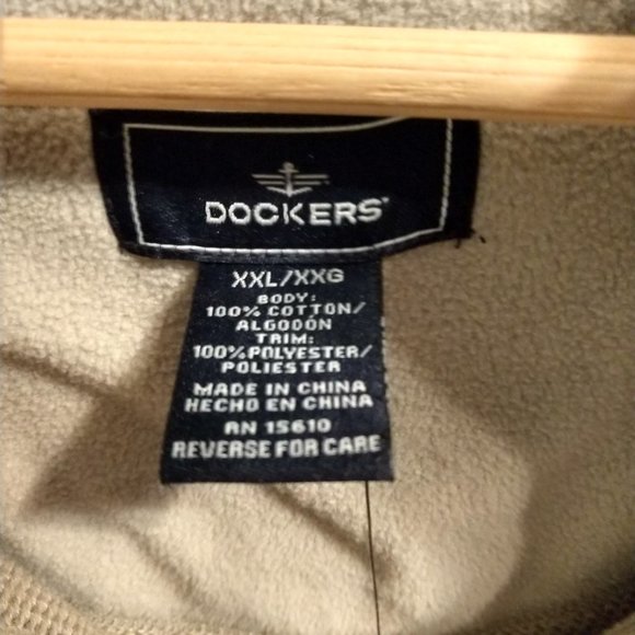 Fleece Lined 1/4 Zip Easy Care Cotton Sweater NWT - Picture 7 of 8